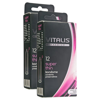 Vitalis Super Thin Condoms (2x 12 Pack)