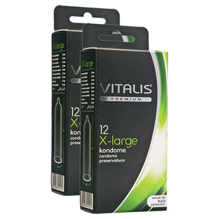 Vitalis X-large Condoms (2x 12 Pack)