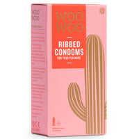 WooWoo Ribbed Condoms (12 Pack)