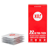 XO! Righteous Rubber Condoms Ultra-Thin (Foils with Packaging)
